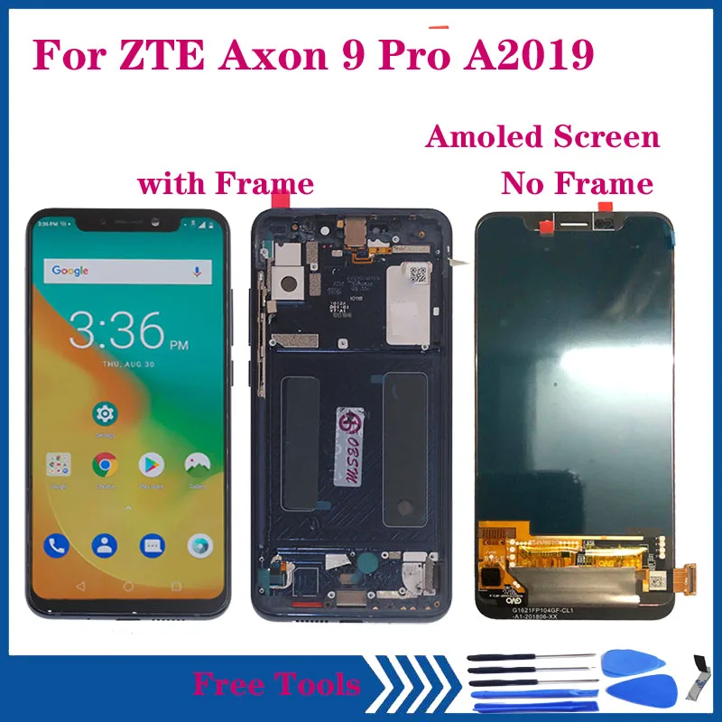 Original Amoled Display For ZTE AXON 9 pro LCD DISPLAY Touch Screen Digitizer Assembly For ZTE A2019 OLED Repair
Original Amoled Display For ZTE AXON 9 pro LCD DISPLAY Touch Screen Digitizer Assembly For ZTE A2019 OLED Repair