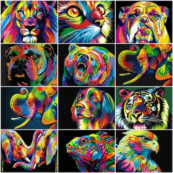 AZQSD Paint By Numbers On Canvas Animal Unframe Unique Gift DIY Pictures By Numbers Elephant Acrylic Paint Handpainted Gift
AZQSD Paint By Numbers On Canvas Animal Unframe Unique Gift DIY Pictures By Numbers Elephant Acrylic Paint Handpainted Gift