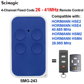 HORMANN HSM4 26.995MHz Hormann HSE2 HSE4 40.685 MHz remote control clone garage command transmitter 26.995mhz 40.685mhz key fob
HORMANN HSM4 26.995MHz Hormann HSE2 HSE4 40.685 MHz remote control clone garage command transmitter 26.995mhz 40.685mhz key fob
