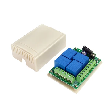 433MHz Wireless Remote Switch DC12V 4CH RF Receiver Module for Remote Garage/LED/Home Accessory
433MHz Wireless Remote Switch DC12V 4CH RF Receiver Module for Remote Garage/LED/Home Accessory