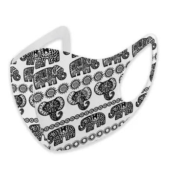 Elephant Pattern print The stylish windproof and dustproof mask can clean the dustproof external shielding cloth.
Elephant Pattern print The stylish windproof and dustproof mask can clean the dustproof external shielding cloth.