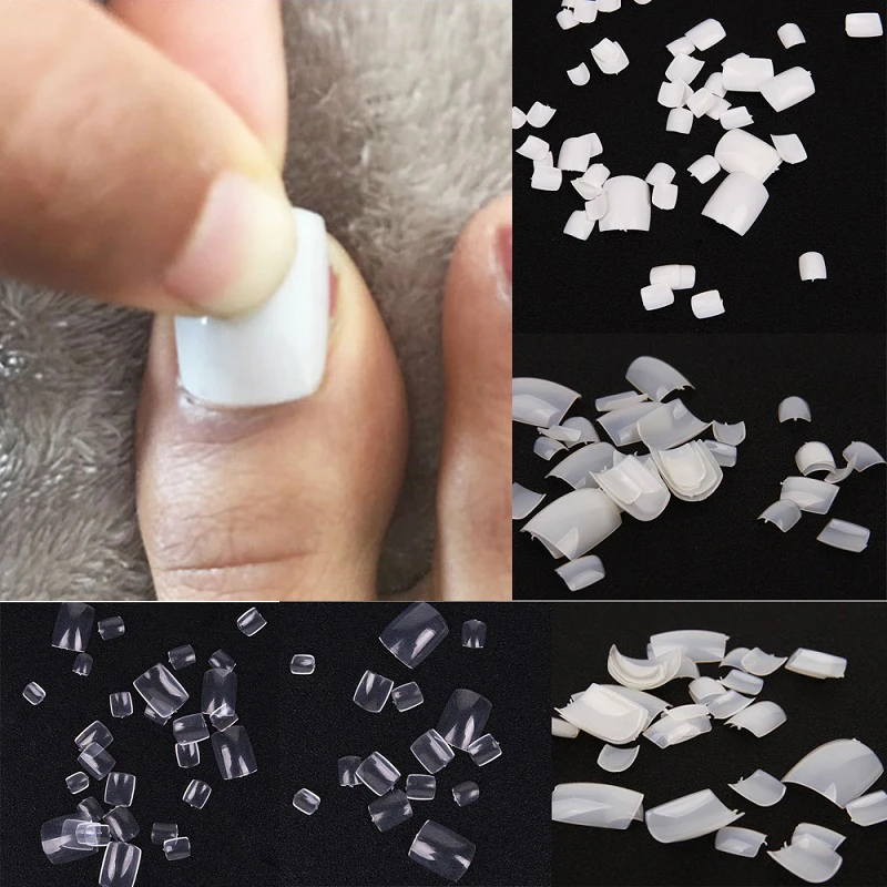 100Pcs Artificial Toe Fake Nails Tips Natural/White/Clear Acrylic Short Foot False Nails Art Coffin Manicure Faux Ongles
100Pcs Artificial Toe Fake Nails Tips Natural/White/Clear Acrylic Short Foot False Nails Art Coffin Manicure Faux Ongles