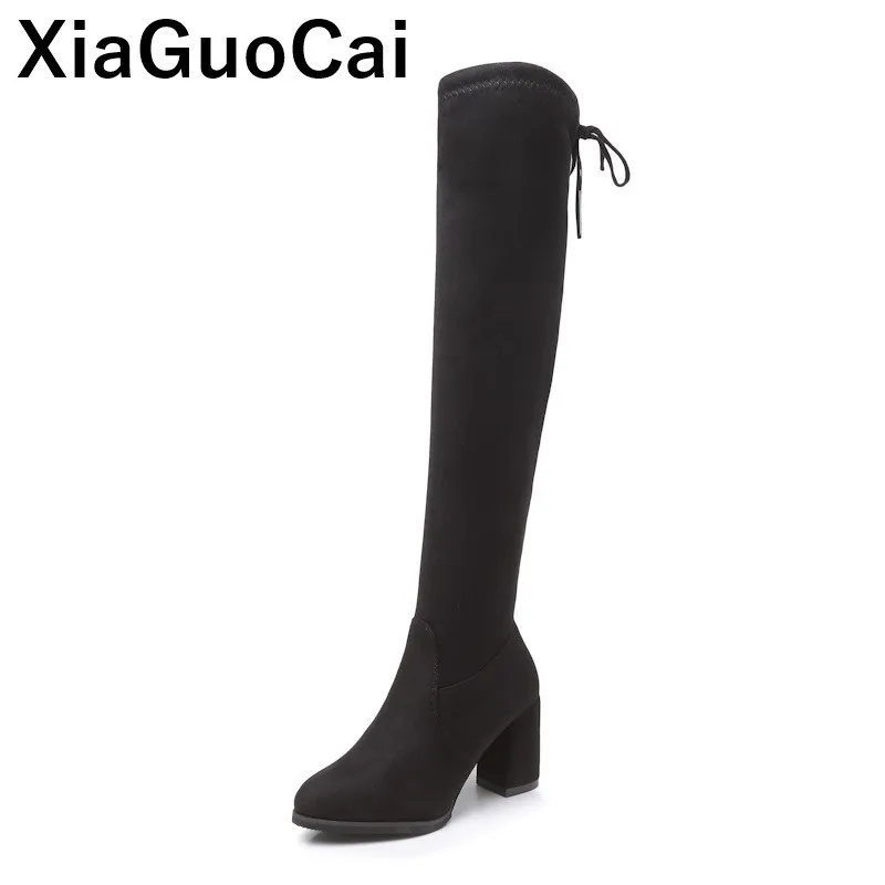 2019 Spring Autumn Women Boots Slim New Arrival Woman Over-the-knee Long Boot Black Fashion Flock Female High Heels Shoes Botas
2019 Spring Autumn Women Boots Slim New Arrival Woman Over-the-knee Long Boot Black Fashion Flock Female High Heels Shoes Botas