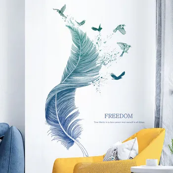 Autohesion Feather Wall Sticker 3D Extra Large TV Sofa Background Wallpaper Living Room Decoration Bedroom Decor Nordic Poster
Autohesion Feather Wall Sticker 3D Extra Large TV Sofa Background Wallpaper Living Room Decoration Bedroom Decor Nordic Poster
