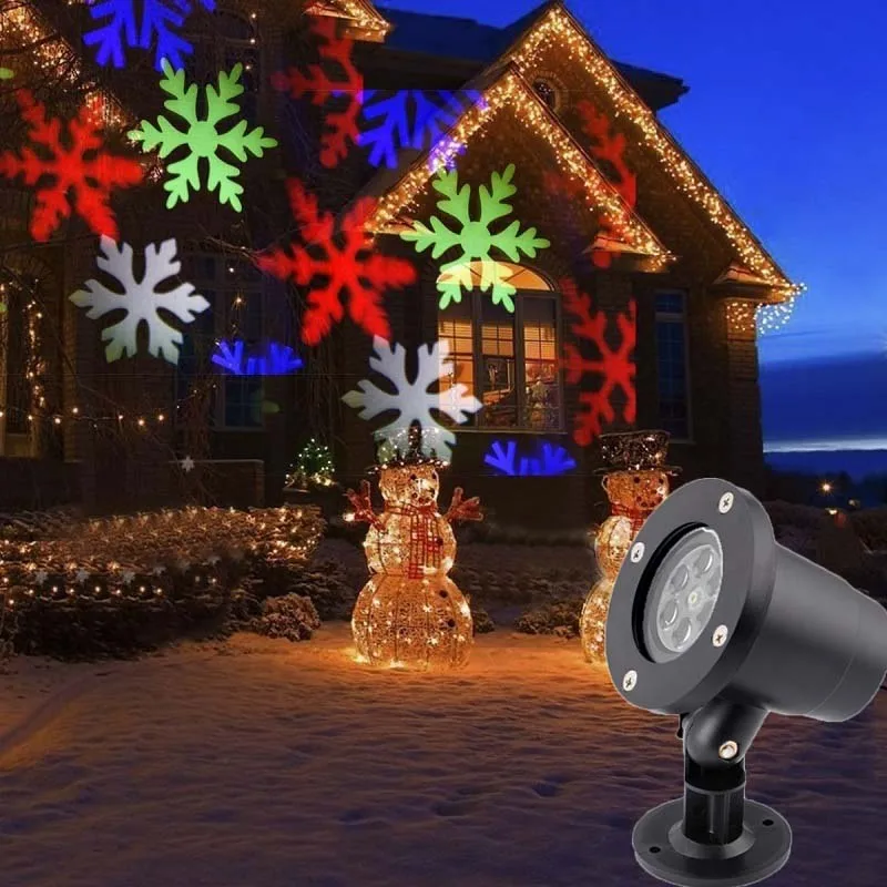 Outdoor solar lights color snowflake Christmas Decoration LED Snowflake Projector Light Waterproof Landscape Lamp
Outdoor solar lights color snowflake Christmas Decoration LED Snowflake Projector Light Waterproof Landscape Lamp