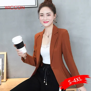 New Women Blazer Spring Slim Top Elegant One Button Short Design Clothes Blazer Suit Female Suit & Women Work Wear
New Women Blazer Spring Slim Top Elegant One Button Short Design Clothes Blazer Suit Female Suit & Women Work Wear