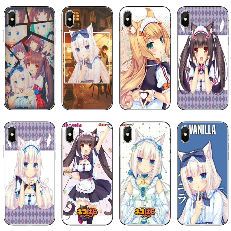 Аксессуары чехол для телефона Nekopara Chocola Vanilla iPhone 12 11 Pro Max Mini XS XR X 8 7 Plus 6 6S 5 5S SE 2020 |