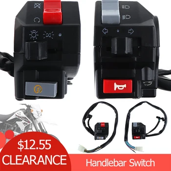 2pcs Universal 7/8 inch Motorcycle Handlebar Switch Left Side Right Side Button Horn Turn Signal Light Controller Switch For Car
2pcs Universal 7/8 inch Motorcycle Handlebar Switch Left Side Right Side Button Horn Turn Signal Light Controller Switch For Car