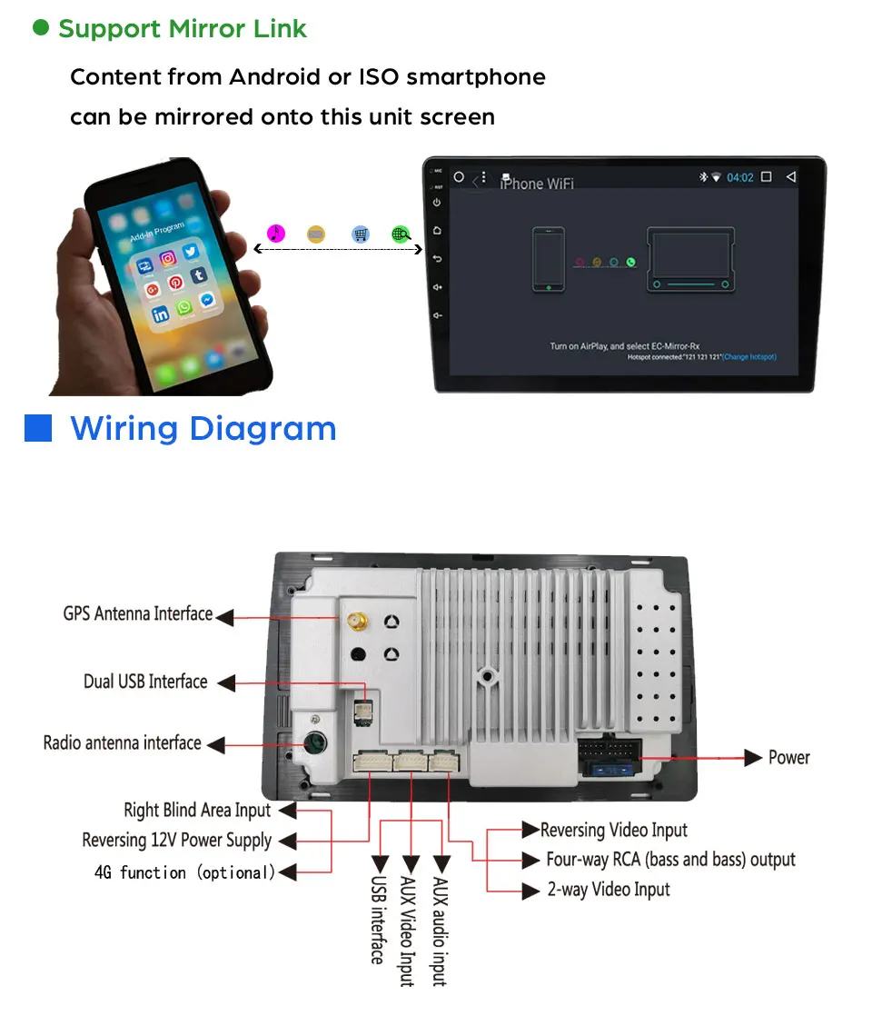 Flash Deal Original Android 9’’HD 2Din Touchscreen Radio Stereo GPS Navigation System Support Bluetooth/WIFI/FM/AM/USB/AUX/MAP for 2015kuga 6