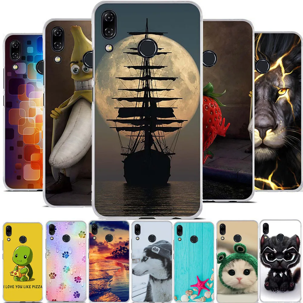 Для Asus Zenfone 5z ZS620KL силиконовый чехол с 3D принтом для TPU 5 ZE620KL Coque Funda|Бамперы| |