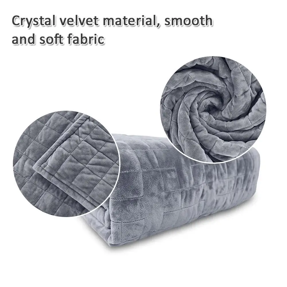 Weighted Blanket Cover Super Soft Duvet Double-Sided Square Quilt Cover For People With Anxiety Autism ADHD Insomnia Or Stress
Weighted Blanket Cover Super Soft Duvet Double-Sided Square Quilt Cover For People With Anxiety Autism ADHD Insomnia Or Stress