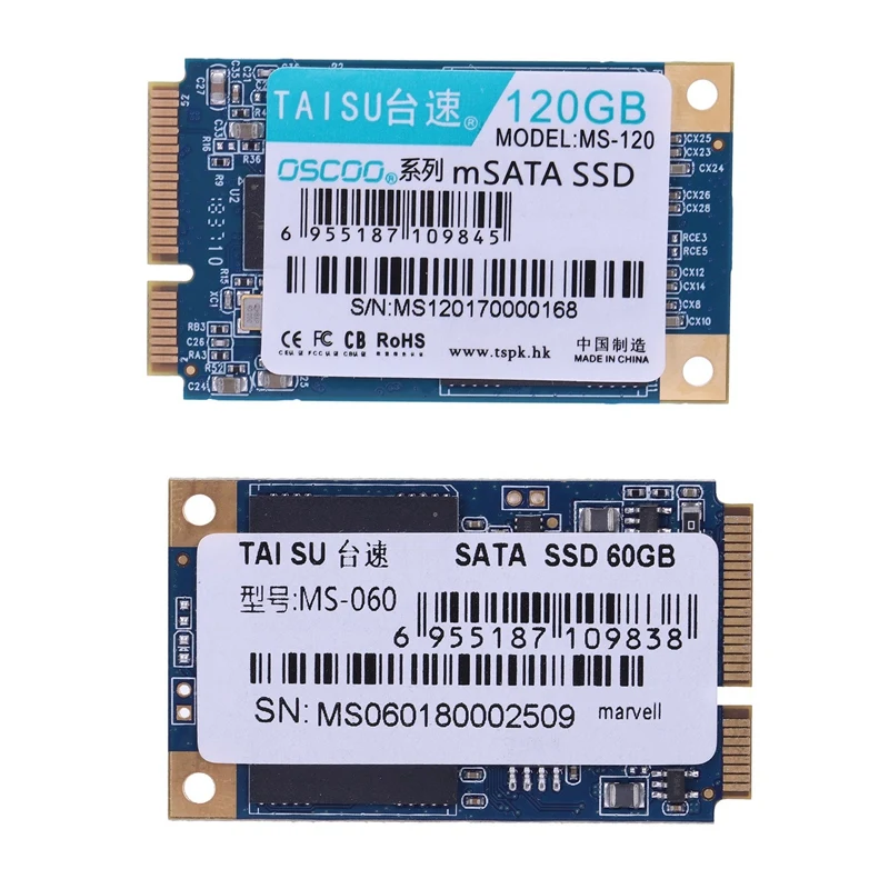 TAISU 2 Pcs Msata Msata3 Ssd Most Competitive Series Internal Solid State Drive Disk Ssd Hard Disk for Laptop Notebook Pc, 60G &
TAISU 2 Pcs Msata Msata3 Ssd Most Competitive Series Internal Solid State Drive Disk Ssd Hard Disk for Laptop Notebook Pc, 60G &