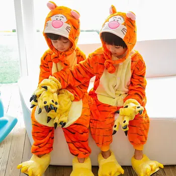 Boys girls blanket sleepers cartoon one-piece pajamas animal dinosaur tiger shape children warm plus velvet home clothes
Boys girls blanket sleepers cartoon one-piece pajamas animal dinosaur tiger shape children warm plus velvet home clothes