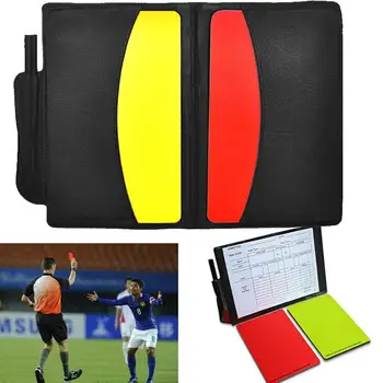 Game Pro Judgecase Football Referee Case Standard Bookings with Pencil 1 Set PVC Sport Soccer Yellow Red Card Booklet
Game Pro Judgecase Football Referee Case Standard Bookings with Pencil 1 Set PVC Sport Soccer Yellow Red Card Booklet
