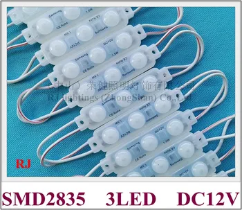 LED light module injection with lens ultrasonic seal SMD 2835 3 LED DC12V 1.2W 140lm 65mm(L) * 15mm(W) IP67 super quality CE
LED light module injection with lens ultrasonic seal SMD 2835 3 LED DC12V 1.2W 140lm 65mm(L) * 15mm(W) IP67 super quality CE