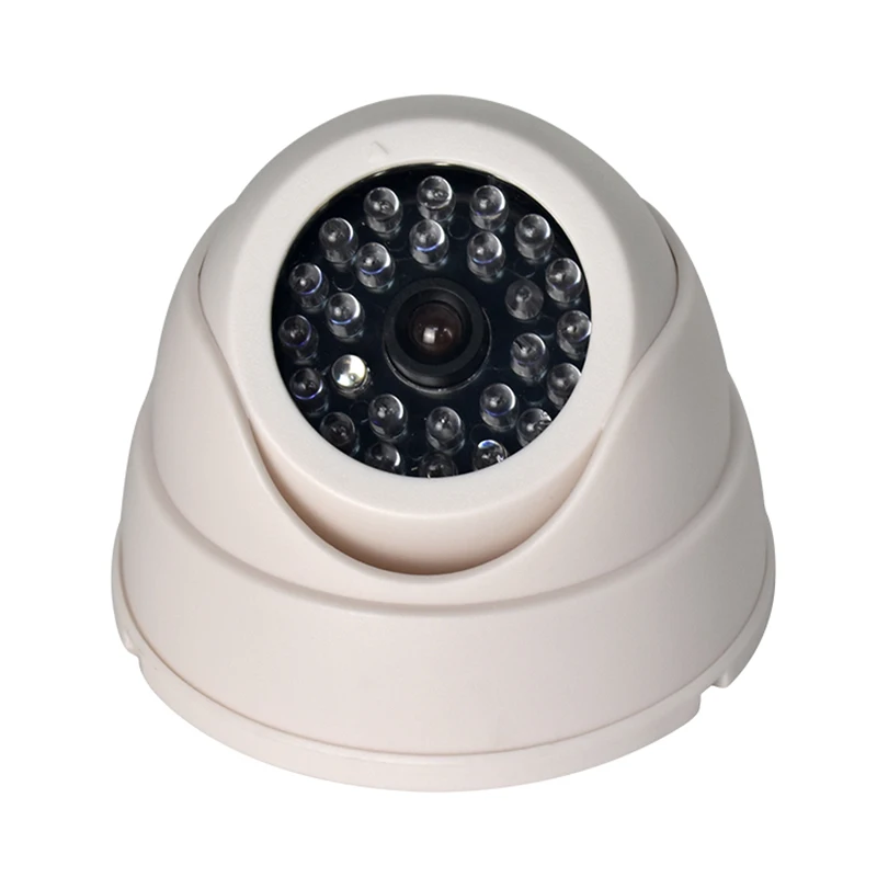 

New Mini Camcorders Dummy Dome Fake Security Camera CCTV Outdoor Indoor Fake False IR LED W/ Flashing Red LED Light