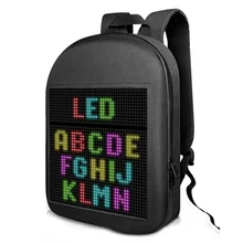 LED Display Screen Dynamic Smart Backpack Walking Advertising Light Bag Wireless APP Control Outdoor Backpacks Mochila Men Women LED Display Screen Dynamic Smart Backpack Walking Advertising Light Bag Wireless APP Control Outdoor Backpacks Mochila Men Women