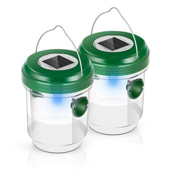 Wasp Trap Catcher,Bee trap,Life Outdoor Solar Powered Fly Trap with Ultraviolet LED Light Waterproof for Trapping Bees, Hornets,
Wasp Trap Catcher,Bee trap,Life Outdoor Solar Powered Fly Trap with Ultraviolet LED Light Waterproof for Trapping Bees, Hornets,