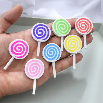 10PCS Polymer Clay Lollipop Candy Colorful Slime Resin Charms Pendants Phone Decor Findings Jewelry Making Accessory
10PCS Polymer Clay Lollipop Candy Colorful Slime Resin Charms Pendants Phone Decor Findings Jewelry Making Accessory