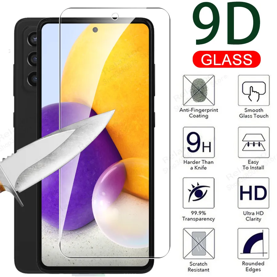 

HD Safety Glass For Samsung Galaxy A72 A52 A42 A32 A12 A02 4G 5G Protective Glasses Full Cover tempered glass samsun a 72 52 32