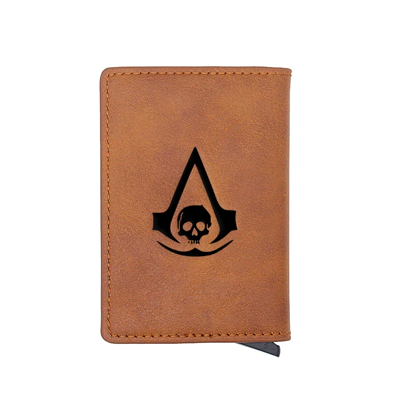 Classic Black Assassin Hero Skull Credit Card Holder Wallet Men Women PU Leather Slim Small Short Purse
Classic Black Assassin Hero Skull Credit Card Holder Wallet Men Women PU Leather Slim Small Short Purse