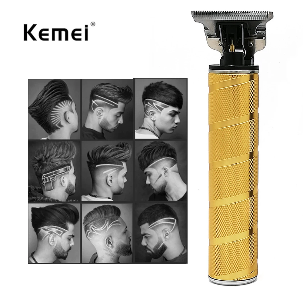 

Kemei T9/1974 Li Skeleton Heavy Hitter Cordless Trimmer Men 0mm Baldheaded Hair Clipper Finish Hair Cutting Machine