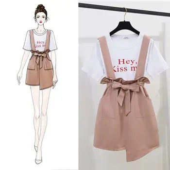 Summer Cute Women Clothing Sets Irregular Skirt Suits Letter Print T-Shirt Women's Casual Dress
Summer Cute Women Clothing Sets Irregular Skirt Suits Letter Print T-Shirt Women's Casual Dress