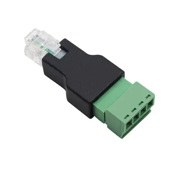 50pcs Ethernet RJ11 6P4C Male to Screw Terminal 4 Pin Splitter CCTV Adapter Connector
50pcs Ethernet RJ11 6P4C Male to Screw Terminal 4 Pin Splitter CCTV Adapter Connector