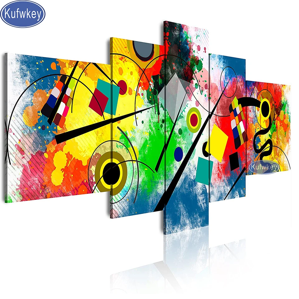 5 Pcs diamond painting Abstract color graph landscape diamond Art Cross Stitch Full Square/Round 3d Embroidery diamond mosaic
5 Pcs diamond painting Abstract color graph landscape diamond Art Cross Stitch Full Square/Round 3d Embroidery diamond mosaic