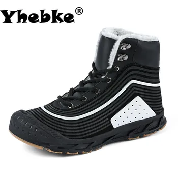 Yhebke Men's Snow Shoes Winter Fur Super Warm Comfortable Anti Slip Casual Sneakers Durable Outsole Ankle Boots Plus Size 37-47
Yhebke Men's Snow Shoes Winter Fur Super Warm Comfortable Anti Slip Casual Sneakers Durable Outsole Ankle Boots Plus Size 37-47