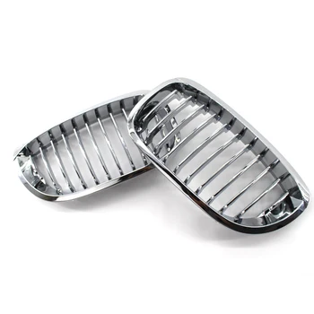 1 Pair Silver Car Front Bumper Chrome-Plated Kidney Intake Grille Grill for BMW 3 Series E46 2 Doors 2003-2006
1 Pair Silver Car Front Bumper Chrome-Plated Kidney Intake Grille Grill for BMW 3 Series E46 2 Doors 2003-2006