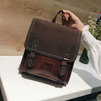 Retro Backpack Women's Versatile Multi-Purpose England Leather Backpack Middle School Students School Bag Casual
Retro Backpack Women's Versatile Multi-Purpose England Leather Backpack Middle School Students School Bag Casual
