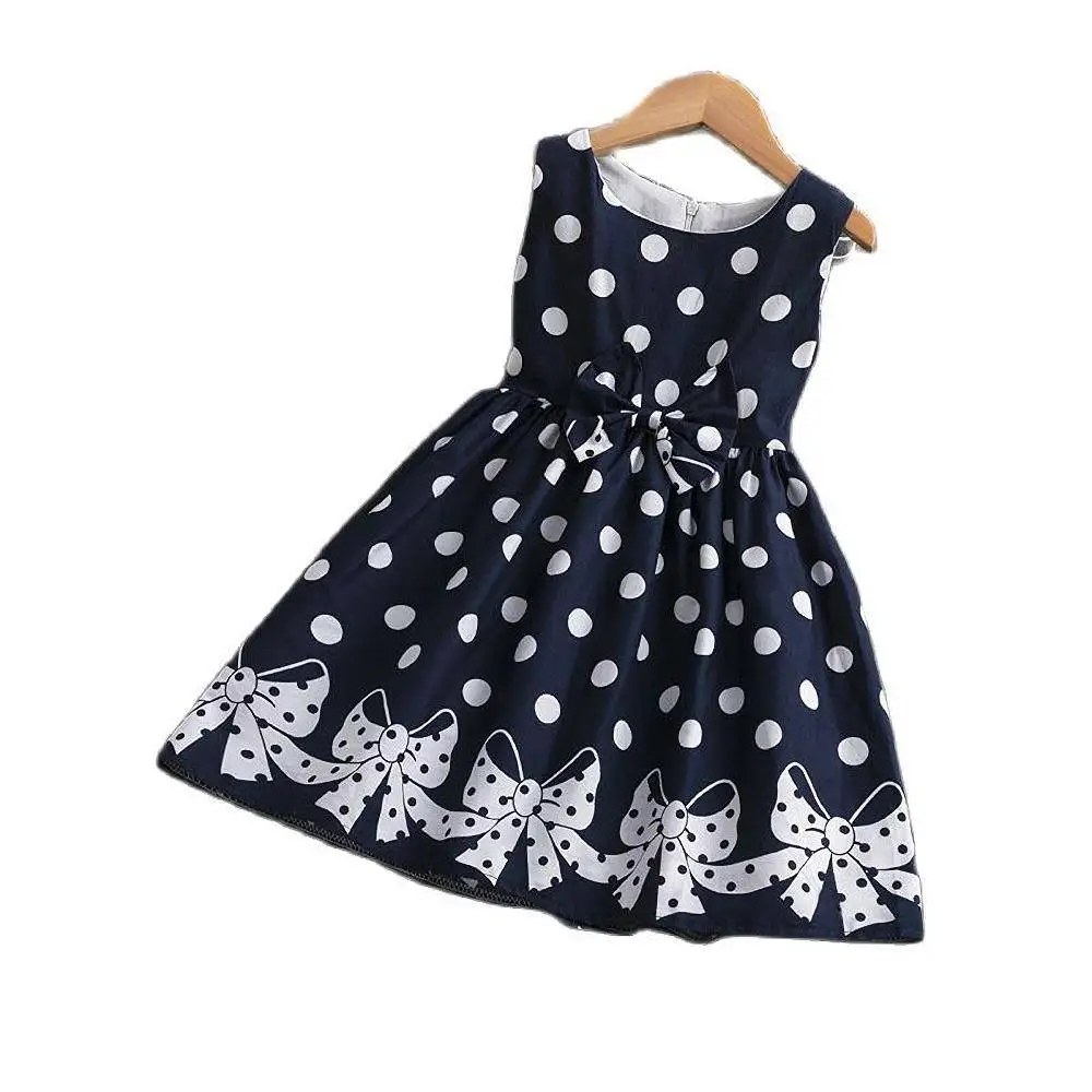 Girls Dresses Children's Polka Dot Bow Princess Dress Kids Clothing 3-9 Years
Girls Dresses Children's Polka Dot Bow Princess Dress Kids Clothing 3-9 Years