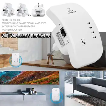 300Mbps Router Mode Signal Amplifier Accessories Booster Network Extender WIFI Repeater Wireless With RJ45 Cable Long Range
300Mbps Router Mode Signal Amplifier Accessories Booster Network Extender WIFI Repeater Wireless With RJ45 Cable Long Range