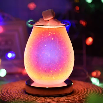 Colorful 3D Glass Electric Aroma Lamp Water-Drop Oil Wax Melt Burner Aroma Fragrance Touch Lamp For Home Household Decoration
Colorful 3D Glass Electric Aroma Lamp Water-Drop Oil Wax Melt Burner Aroma Fragrance Touch Lamp For Home Household Decoration