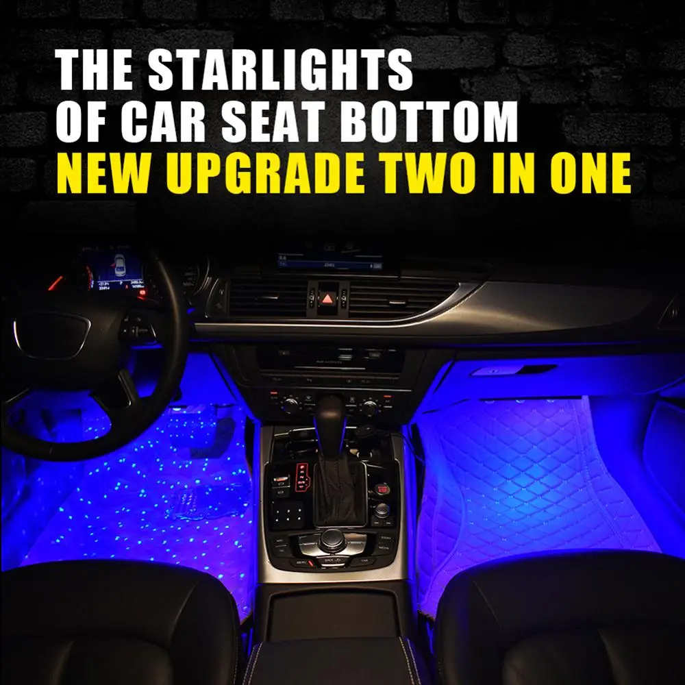 Car Interior Atmosphere LED USB Remote Control Ambient Lighting Dash Floor Colorful LED Music Sound Control Lights Full of Stars
Car Interior Atmosphere LED USB Remote Control Ambient Lighting Dash Floor Colorful LED Music Sound Control Lights Full of Stars