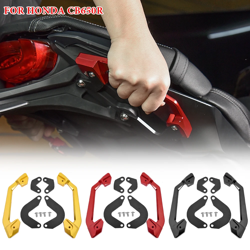 Motorcycle Aluminum Rear Passenger Seat Hand Bar Rail Grab Handle Bars Armrest Side Kit For Honda CB650R CBR650R 2019 2020
Motorcycle Aluminum Rear Passenger Seat Hand Bar Rail Grab Handle Bars Armrest Side Kit For Honda CB650R CBR650R 2019 2020