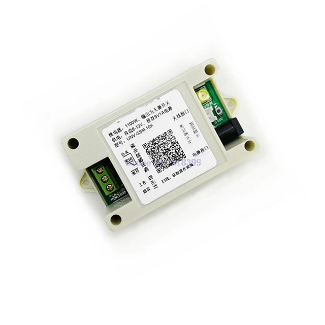 A5-- 1 Channel Relay Module SMS Call GSM Remote Control Switch SIM800C STM32F103CBT6 with Case and Screwdriver FZ3024C+T0078
A5-- 1 Channel Relay Module SMS Call GSM Remote Control Switch SIM800C STM32F103CBT6 with Case and Screwdriver FZ3024C+T0078