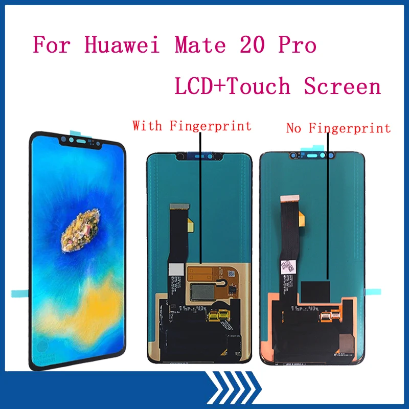 6.39'' Original Display with fingerprint For Huawei Mate 20 Pro LCD DISPLAY Touch Screen Digitizer Assembly Repair parts
6.39'' Original Display with fingerprint For Huawei Mate 20 Pro LCD DISPLAY Touch Screen Digitizer Assembly Repair parts