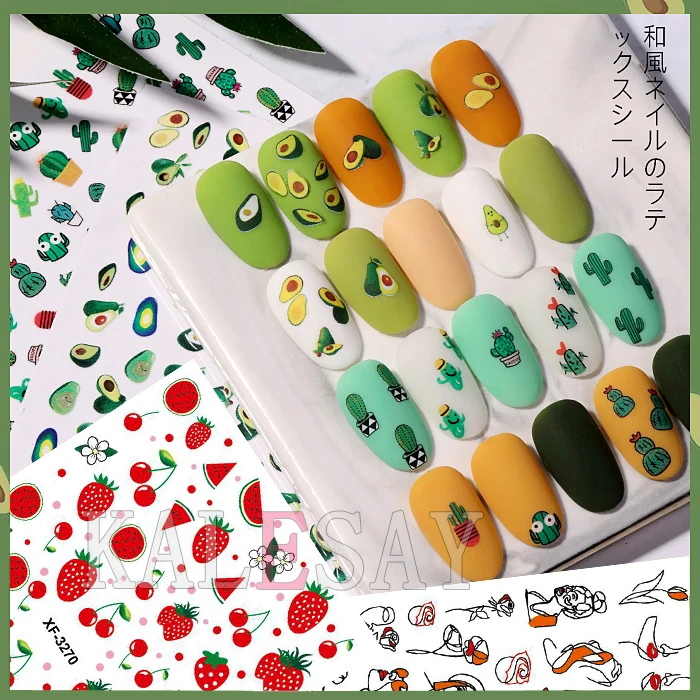 Avocado Strawberry Nail Stickers Art Decals Back Glue Sticker for Design Manicure Decorations Sticker for Nails Berries Flower
Avocado Strawberry Nail Stickers Art Decals Back Glue Sticker for Design Manicure Decorations Sticker for Nails Berries Flower