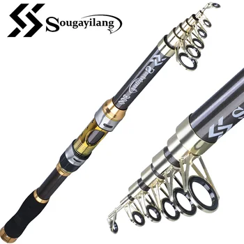 Sougayilang 2.1m-3.6m Spinning Fishing Rod Carbon Trout Carp Telescopic Fishing Pole Lure Fishing Rod Tackle
Sougayilang 2.1m-3.6m Spinning Fishing Rod Carbon Trout Carp Telescopic Fishing Pole Lure Fishing Rod Tackle