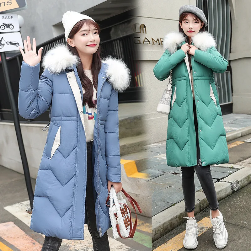 2019 Winter Women's Mid-length down Jacket Cotton-padded Clothes Women's Slim Fit Large Fur Collar down Jacket Cotton-padded Clo
2019 Winter Women's Mid-length down Jacket Cotton-padded Clothes Women's Slim Fit Large Fur Collar down Jacket Cotton-padded Clo