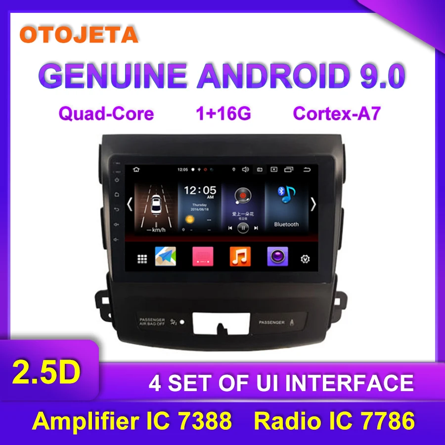 Factory direct sale OTOJETA Android 9.0 Car Multimedia Radio For 2010 Mitsubishi Outlander GPS Stereo Navigation tape recorder
Factory direct sale OTOJETA Android 9.0 Car Multimedia Radio For 2010 Mitsubishi Outlander GPS Stereo Navigation tape recorder