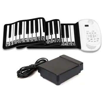 Wireless hand roll piano flexible silicone keyboard roll up piano digital piano is suitable for beginners to go out
Wireless hand roll piano flexible silicone keyboard roll up piano digital piano is suitable for beginners to go out