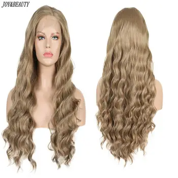 JOY&BEAUTY Brown Synthetic Lace Front Wig With Natural Hairline Water Wave Heat Resistant Wigs For Women
JOY&BEAUTY Brown Synthetic Lace Front Wig With Natural Hairline Water Wave Heat Resistant Wigs For Women