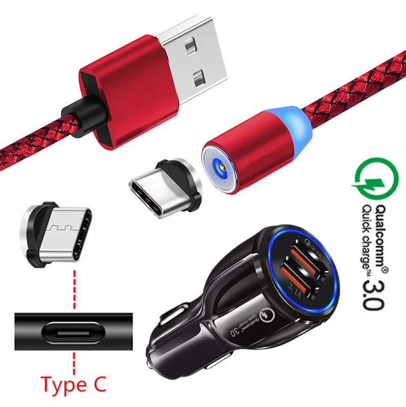 For Samsung galaxy A50 A20 M40 Xiaomi Mi9 Redmi Note 7 Nokia 8.1 OnePlus 7 Pro Magnetic Type C Cable QC 3.0 USB Fast Car charger
For Samsung galaxy A50 A20 M40 Xiaomi Mi9 Redmi Note 7 Nokia 8.1 OnePlus 7 Pro Magnetic Type C Cable QC 3.0 USB Fast Car charger