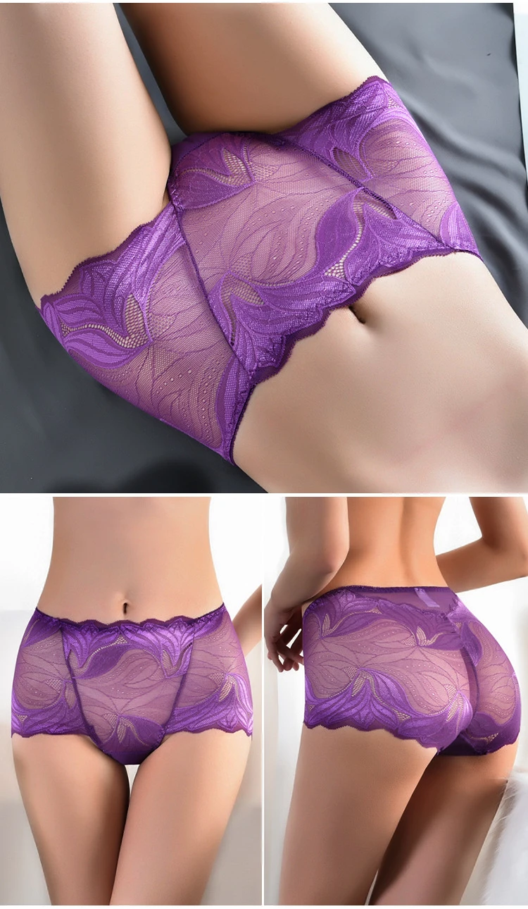 silicone dolls Hffe5773cd0dc46b1b4df940e6fa7bb6ee SANDL Sexy Women Underwear Cotton Mid-Waist Lace Briefs Ladies Translucent Underpants Fashion Flexible Mesh Lingerie Panties