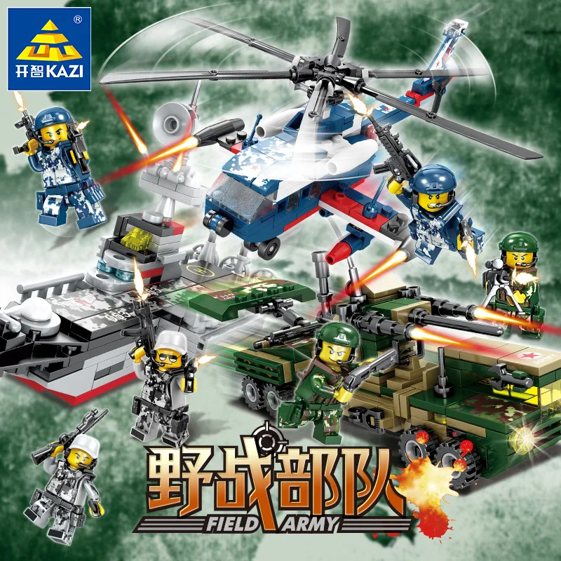Children's Toys Field Forces Compatible Military Assembled Building Blocks Boy Intelligence Wholesale Engineering Excavator
Children's Toys Field Forces Compatible Military Assembled Building Blocks Boy Intelligence Wholesale Engineering Excavator