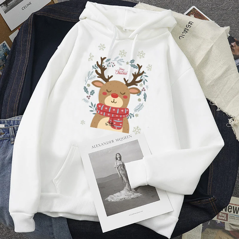 New autumn/winter casual sweatshirt Christmas graphic print hoodie Harajuku fashion Korean plus-size women's streetwear Tops
New autumn/winter casual sweatshirt Christmas graphic print hoodie Harajuku fashion Korean plus-size women's streetwear Tops