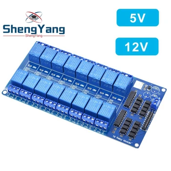 1PCS ShengYang 5V 12V 16 Channel Relay Module for arduino ARM PIC AVR DSP Electronic Relay Plate Belt optocoupler isolation
1PCS ShengYang 5V 12V 16 Channel Relay Module for arduino ARM PIC AVR DSP Electronic Relay Plate Belt optocoupler isolation